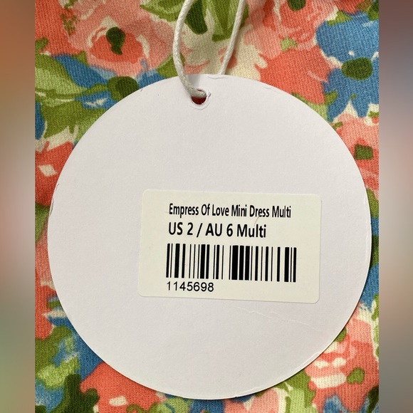 NWT Princess Polly Empress of Love Mini Dress Sz 2 - Picture 6 of 6